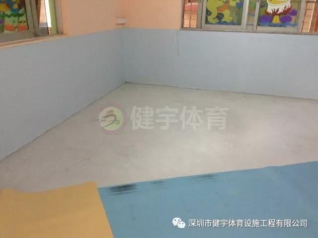 PVC地膠板施工_案例工程_惠州市啟迪幼兒園PVC地板鋪設(shè)_經(jīng)久耐磨